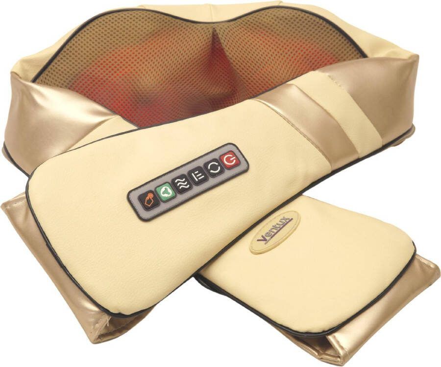 Ventux Nekmassage apparaat met infraroodverwarming Massagekussen Massage apparaat voor het heel lichaam