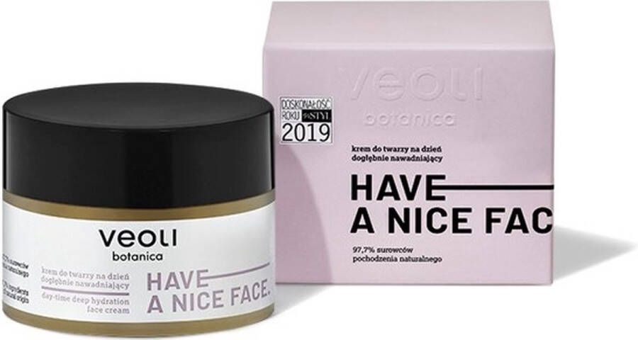 Veoli Botanica Have A Nice Face Cream Diep hydraterende dagcrème 50ml