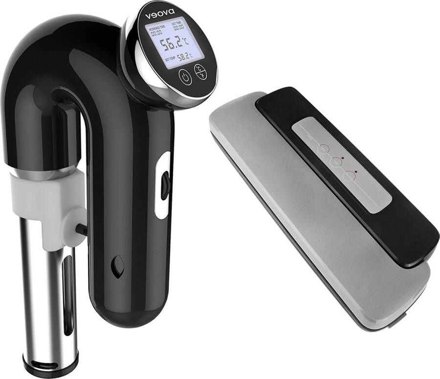 Veova Sous Vide Set Premium V2 Sous Vide Stick & Vacuumeerapparaat Inclusief Vacuumzakken