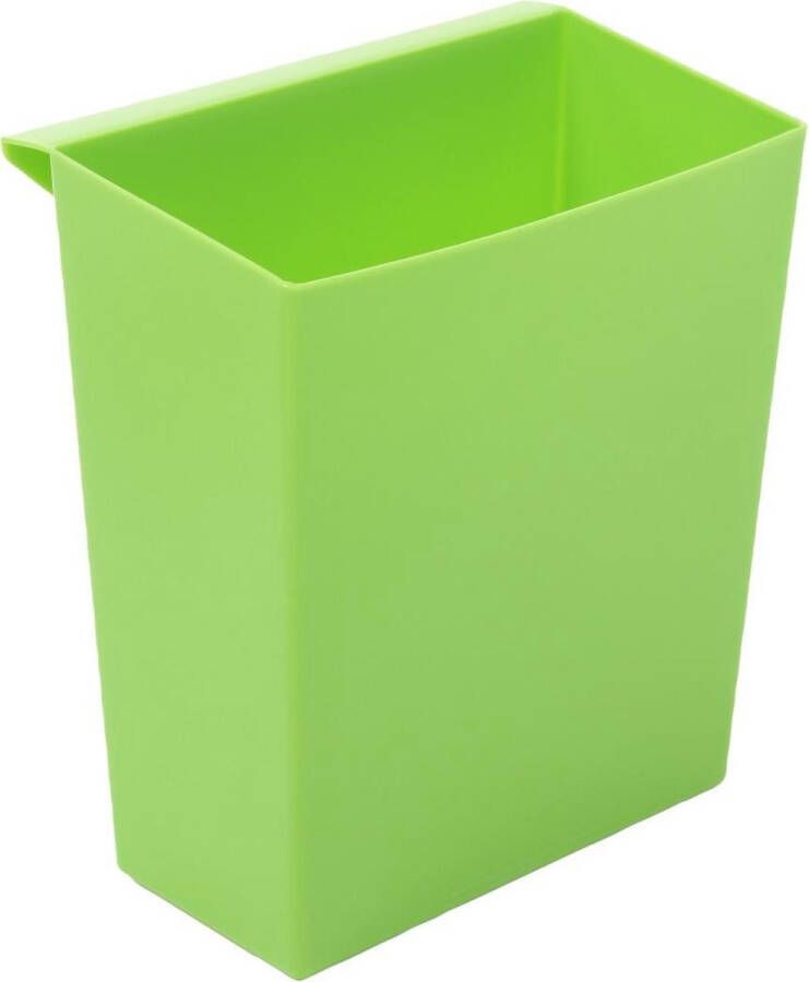 Vepabins Inzetbak voor vierkante tapse papierbak groen