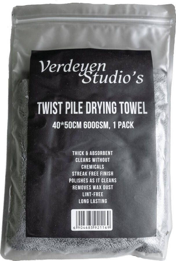 Verdeyen Studio's Microvezeldoek Badkamer Auto & motor Wassen 40 x 50 cm 600GSM