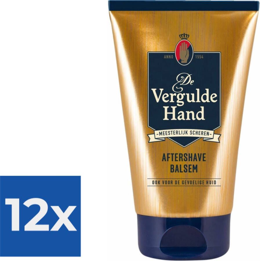 Vergulde Hand Aftershave Balsem 100 ml Voordeelverpakking 12 stuks