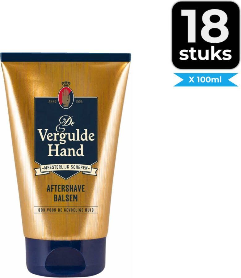 Vergulde Hand Aftershave Balsem 100 ml Voordeelverpakking 18 stuks