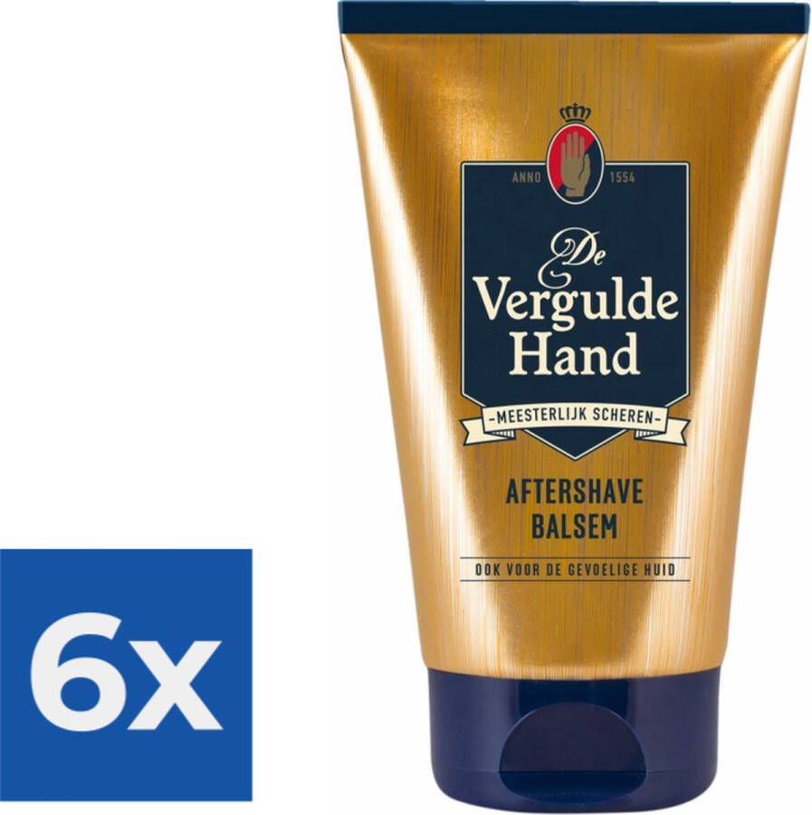 Vergulde Hand Aftershave Balsem 100 ml Voordeelverpakking 6 stuks