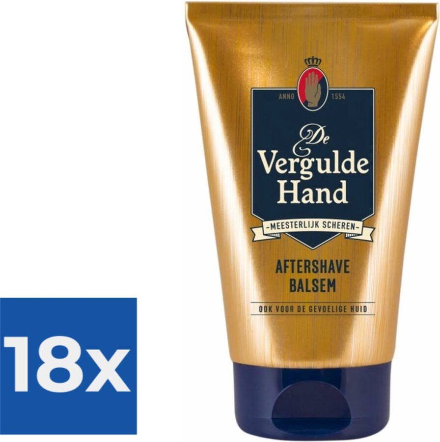 Vergulde Hand De Aftershave balsem 100ml Voordeelverpakking 18 stuks