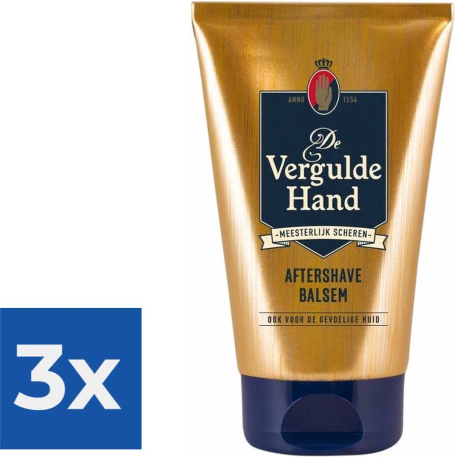 Vergulde Hand De Aftershave balsem 100ml Voordeelverpakking 3 stuks