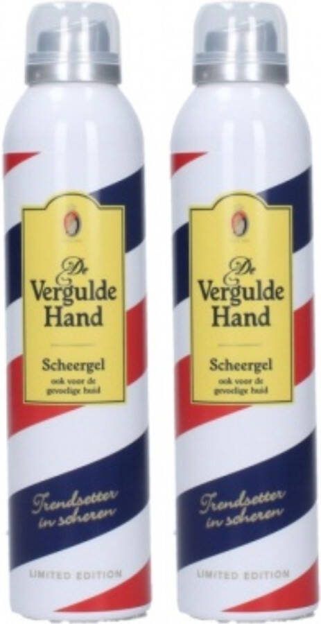 Vergulde Hand De Scheergel Voordeelbundel 2 x 200 ml