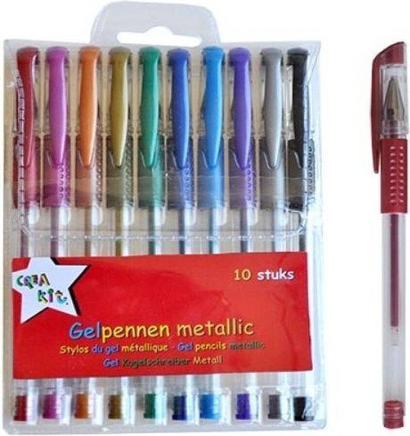 Creakit Gelpennen metallic 10 crea-kit