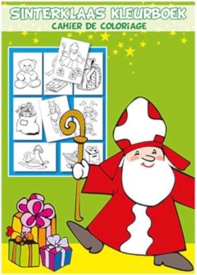 Verhaak Kleurboek Sinterklaas Junior 15 X 21 Cm Groen