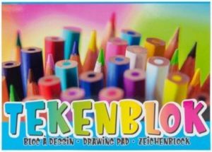 TOM Verhaak Tekenblok Junior A3 Papier Wit 30 Vellen