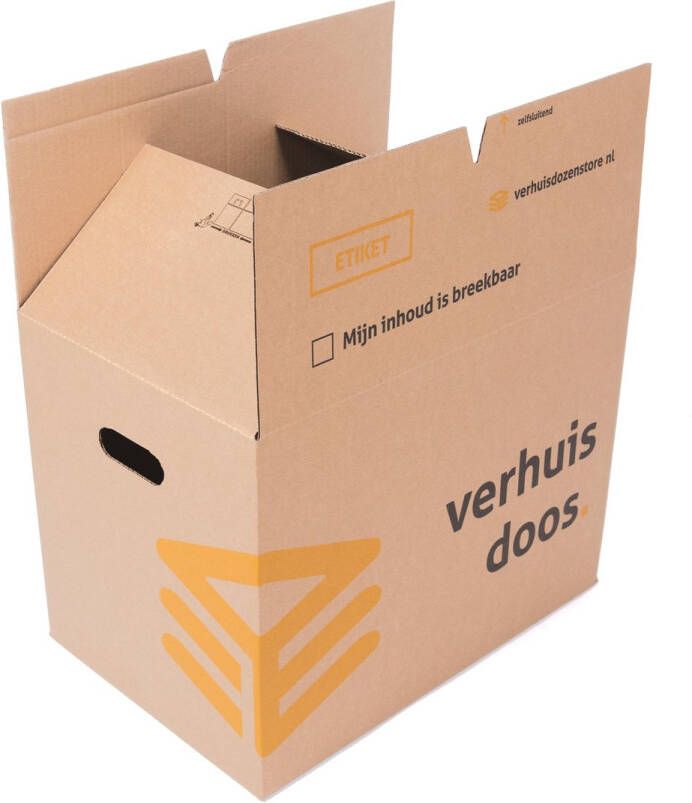 Verhuisdozenstore Verhuisdozen standaard autolock pakket 20 stuks 55 Liter