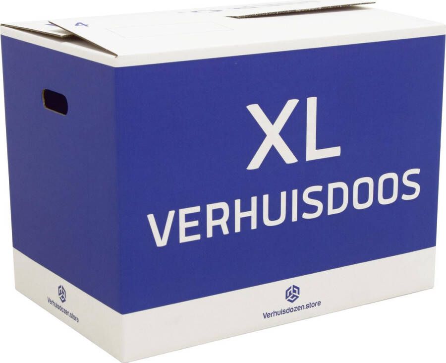 Verhuisdozen.store XL Verhuisdozen Professioneel 10 stuks 96 Liter Extra stevig Automatisch opzetbaar Direct gebruiksklaar Opbergbox