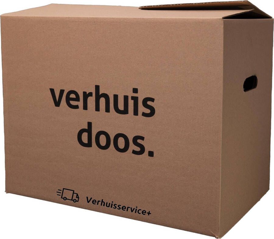 Verhuisservice+ Verhuisdozen 10 stuks 57 Liter Autolock Verhuisdoos Zelfsluitend Stevig Geen tape nodig