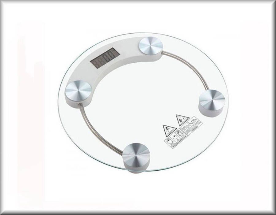 VERK GROUP Digitale Elektronische Personen Weegschaal Nauwkeurige Design Elektrische Lichaamsweegschaal Inclusief Batterij 180KG