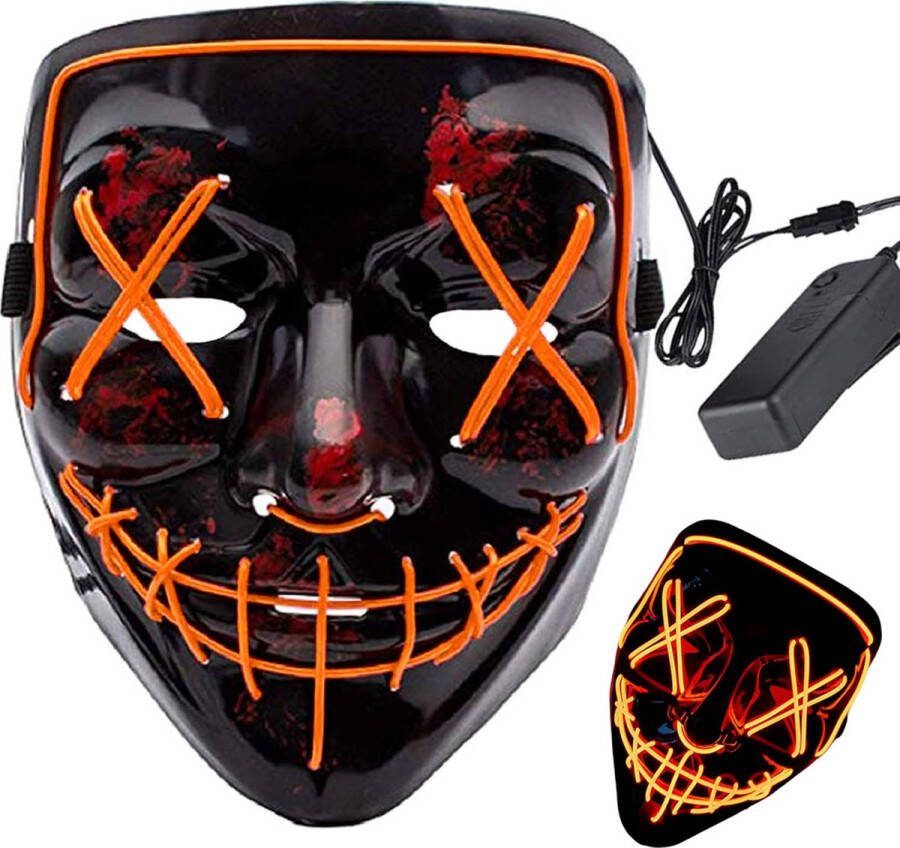 VERK GROUP lichtgevend led masker Halloween Carnaval Themafeest
