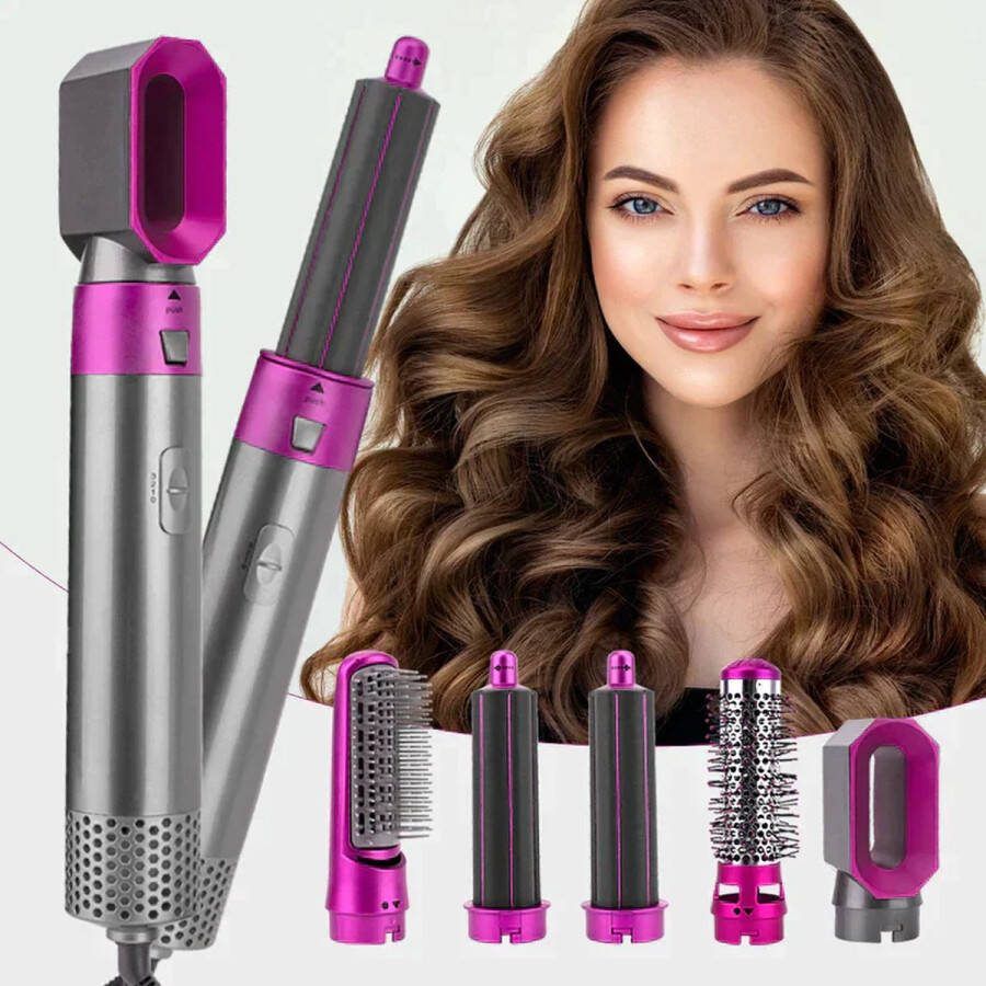 VERK GROUP Multistyler Haar- Airstyler- Krulborstel- 5+1