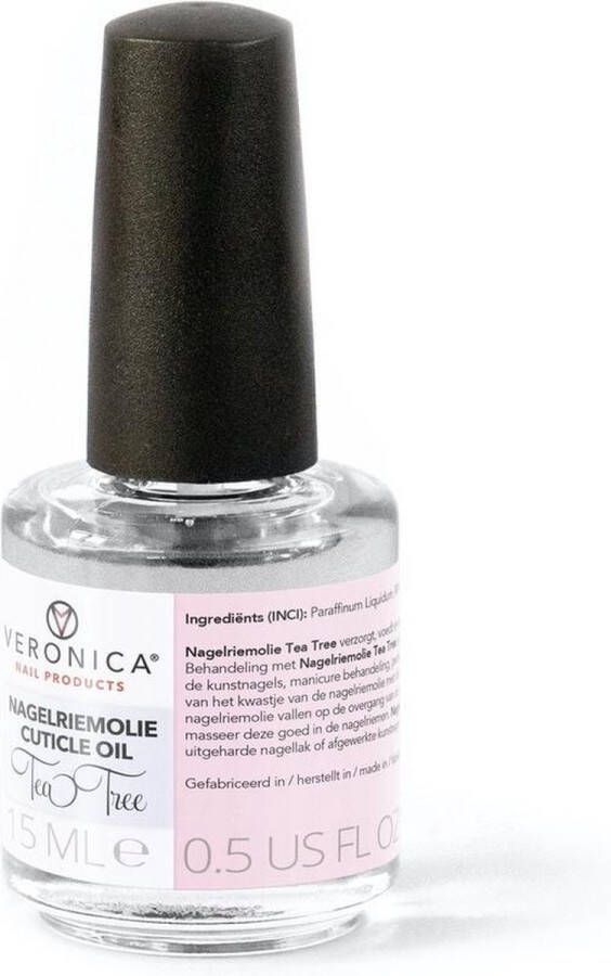 Veronica NAIL-PRODUCTS Veronica NAIL-S Nagelriemolie TEA TREE 15 ml voor nagelriemen & nagelhuid ook van de teennagels gel nagels acryl nagels