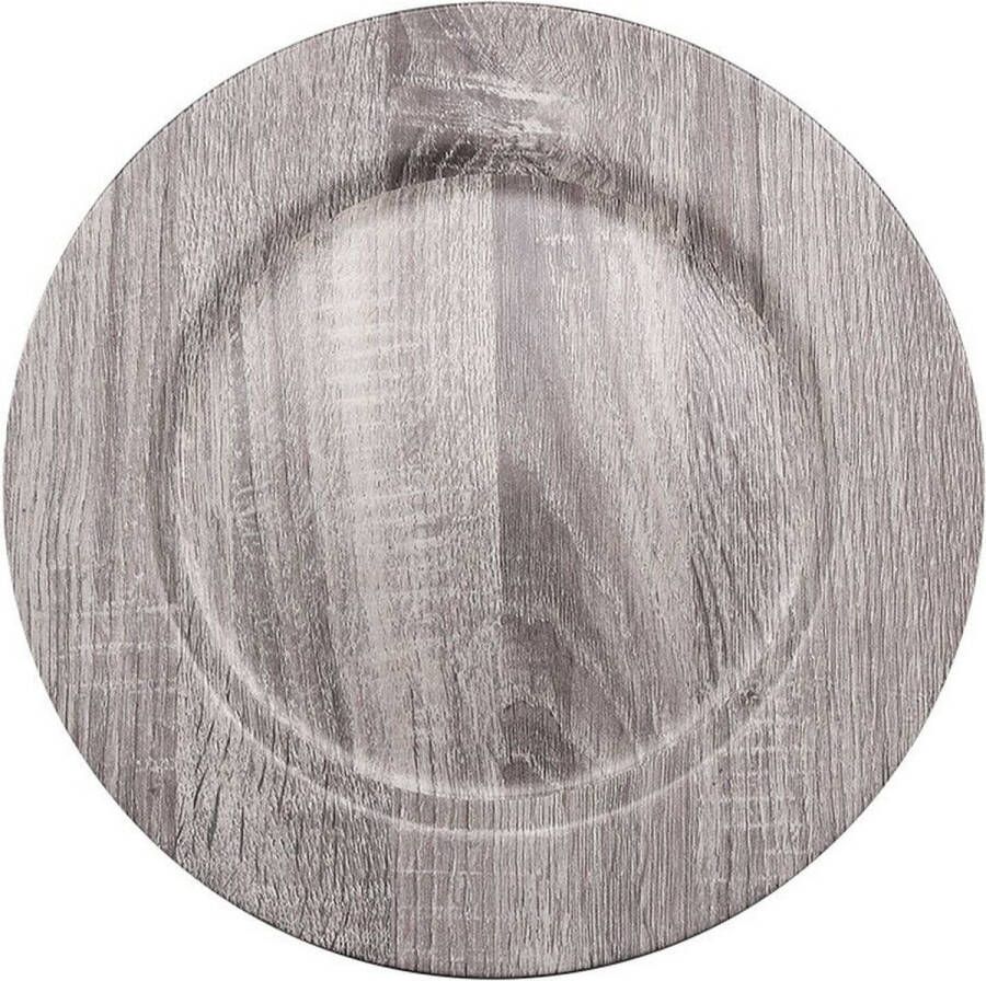 Versa Onderbord Grijs Bamboe Polypropyleen (33 x 33 cm)