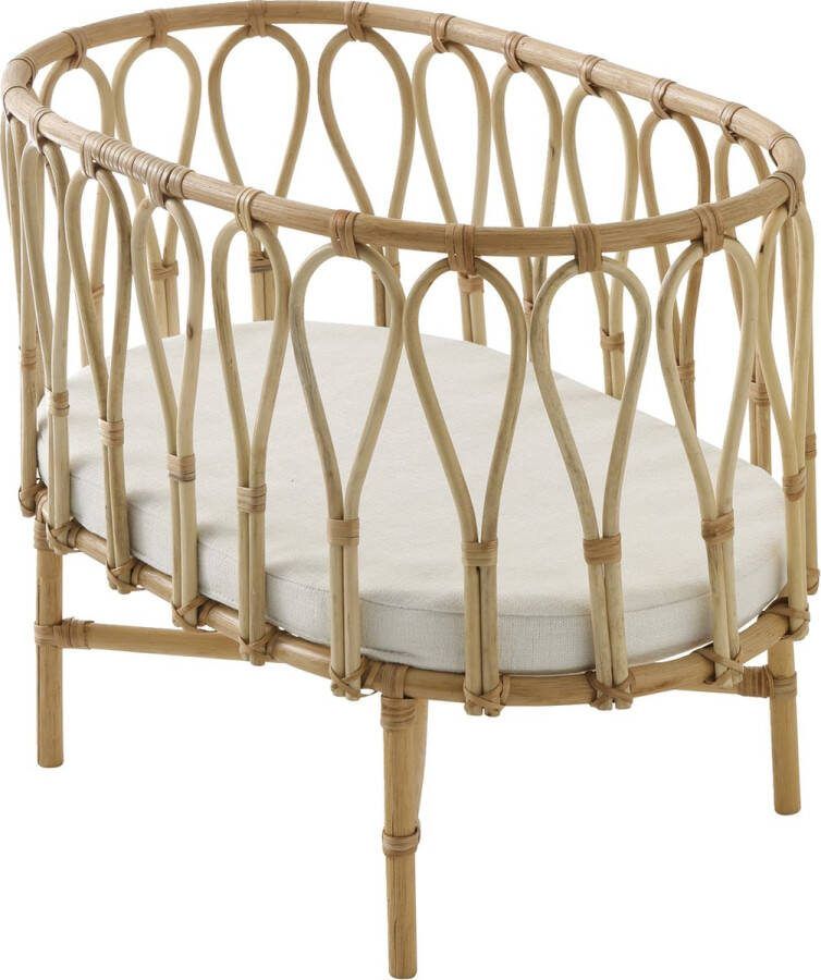 Vertbaudet Rotan bed voor babypop