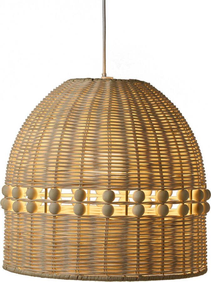 Vertbaudet Rotan lampenkap met houten ballen