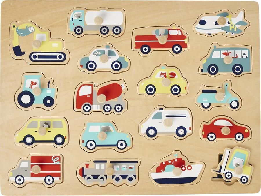 Vertbaudet Puzzel met auto's