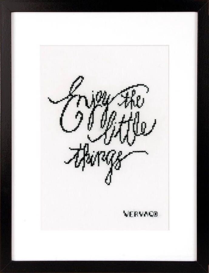 Vervaco Enjoy the little things borduren (pakket)