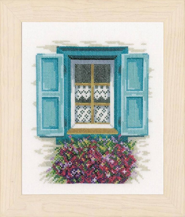 Lanarte Telpakket kit Raam met blauwe luiken PN-0167123