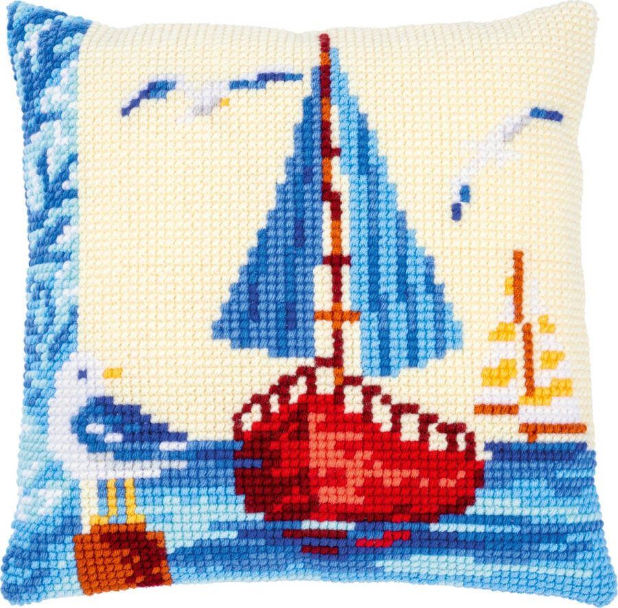 Vervaco Zeilboot Kruissteekkussen pakket PN-0183156