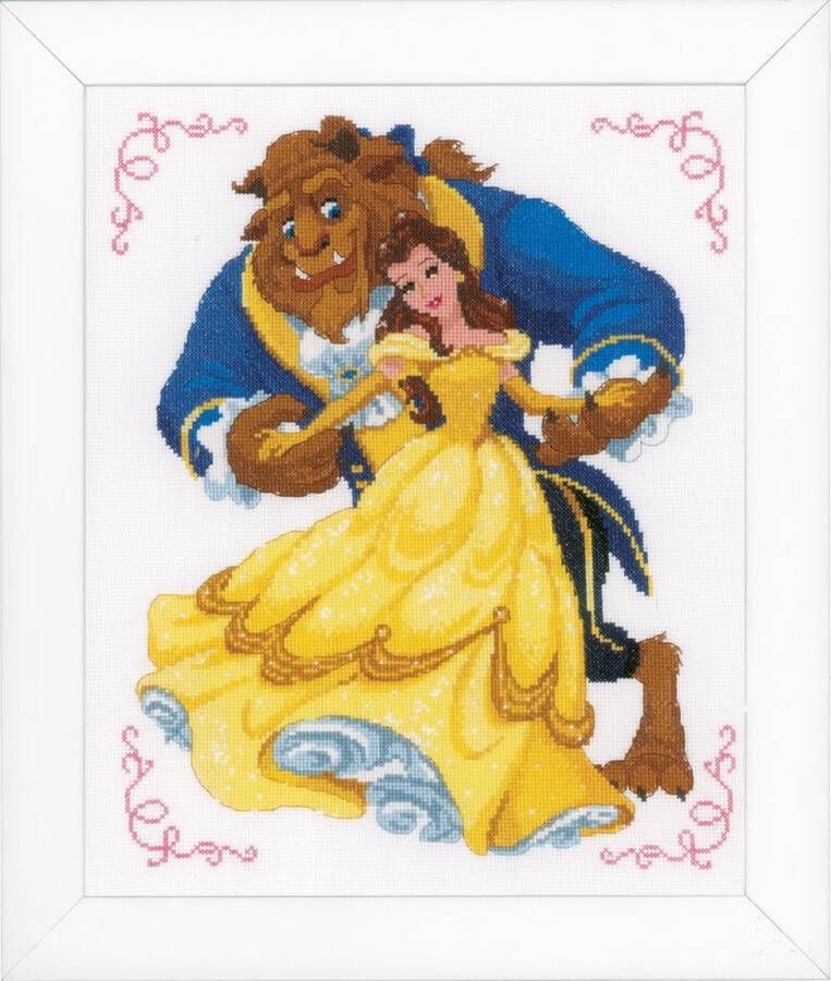 Vervaco Disney Beauty and the beast Telpakket