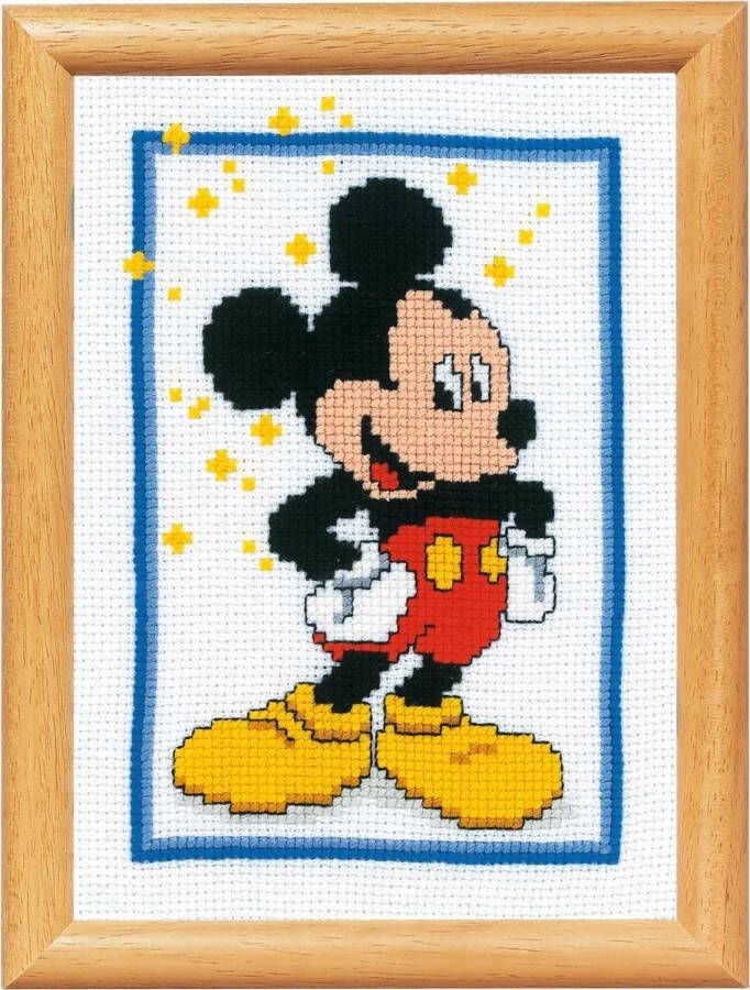Vervaco Disney Mickey Mouse borduren (pakket)
