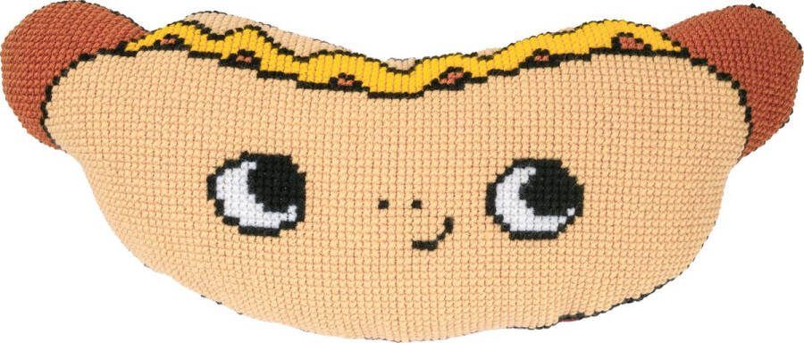 Vervaco Eva Mouton Hotdog Kruissteekvormkussen pakket met rug PN-0206628