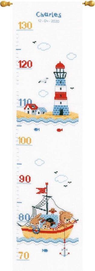 Vervaco Groeimeter Bootje varen borduren (pakket) PN-0169272