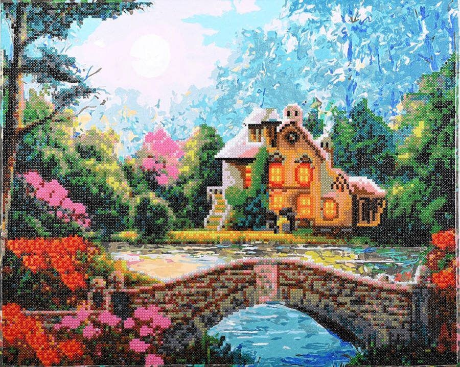 Vervaco Huis in tuin iPaint & Dot PN-0196949