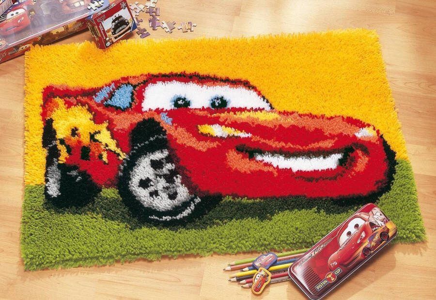Vervaco Knooptapijt kit Disney Lightning McQueen PN-0014726