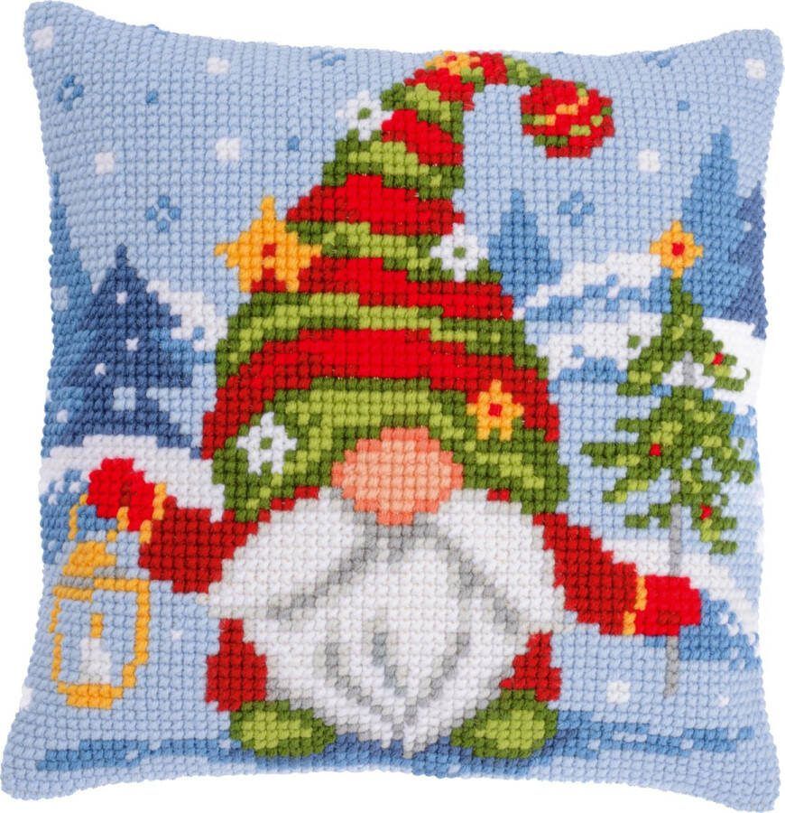 Vervaco Kruissteekkussen kit Gnome alone PN-0201601