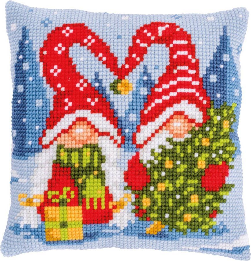 Vervaco Kruissteekkussen kit Gnomeskoppel PN-0201600