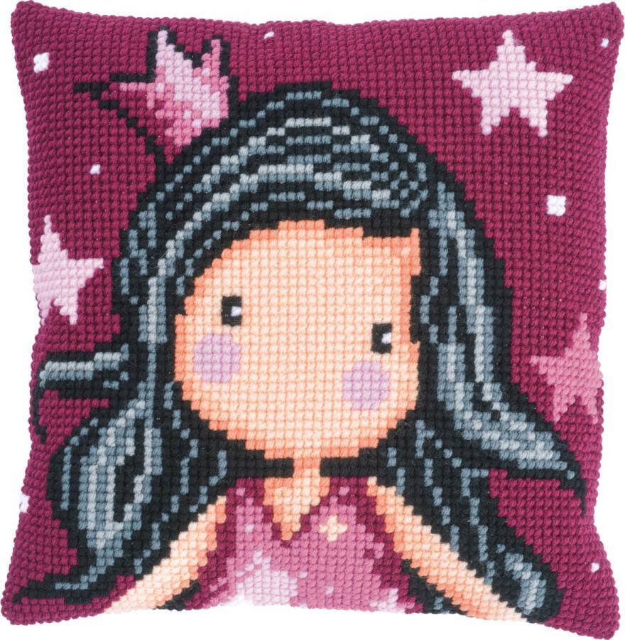 Vervaco Kruissteekkussen kit Gorjuss Dreaming PN-0201825