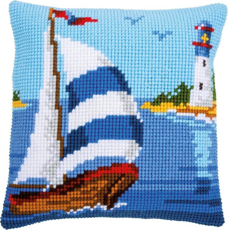 Vervaco Zeilboot Kruissteekkussen pakket PN-0148418