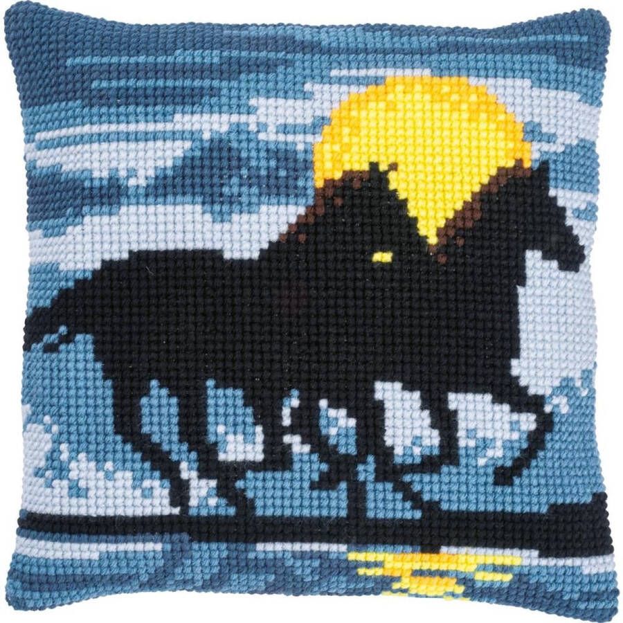 Vervaco kussenpakket Paarden in het maanlicht pn-0171755 om te borduren