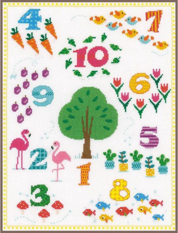 Vervaco Leren tellen tot 10 borduren (pakket) PN-0165333