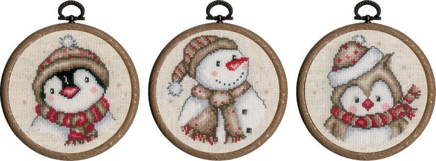 Vervaco Miniatuur kit Winterfiguurtjes set van 3 PN-0206920