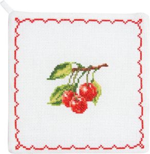 Vervaco Pannenlap Kersen borduren (pakket)