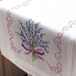 Vervaco Tafelloper Lavendel borduren (pakket)