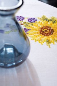 Vervaco Tafelloper Zonnebloemen borduren (pakket)