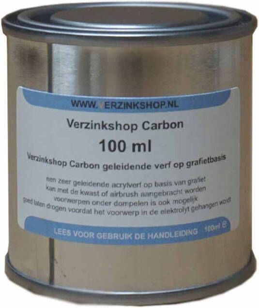 Verzinkshop Geleidende Verf Carbon 800 ml