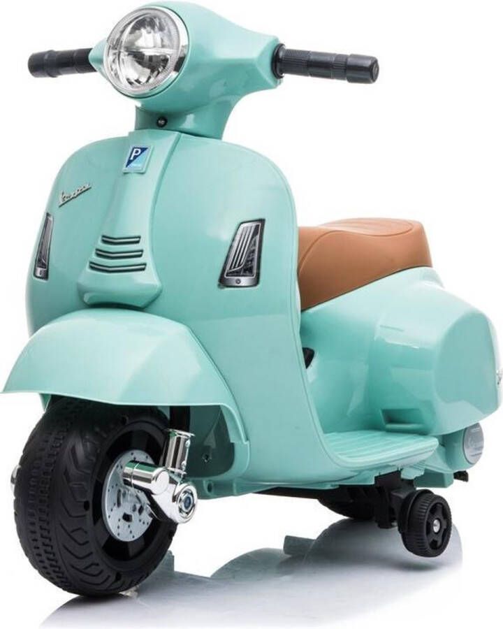 Vespa Elektrische Kinderscooter Groen Mint 6V