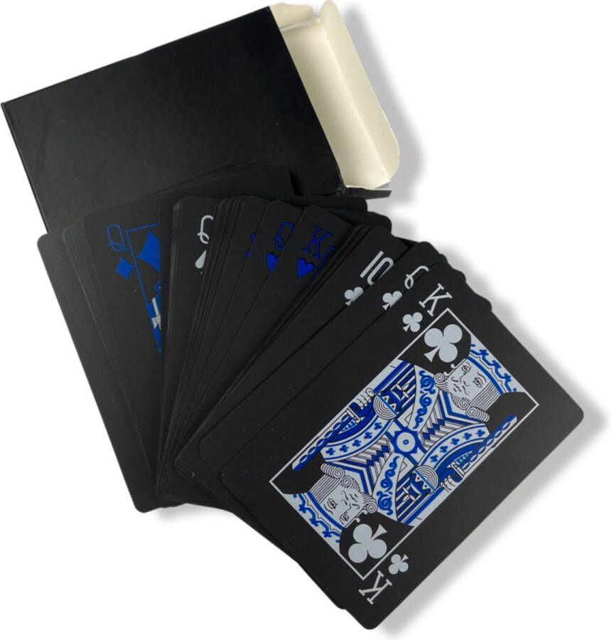 Speelkaarten Waterdicht – Special Edition Pokerkaarten Blauw Zwart