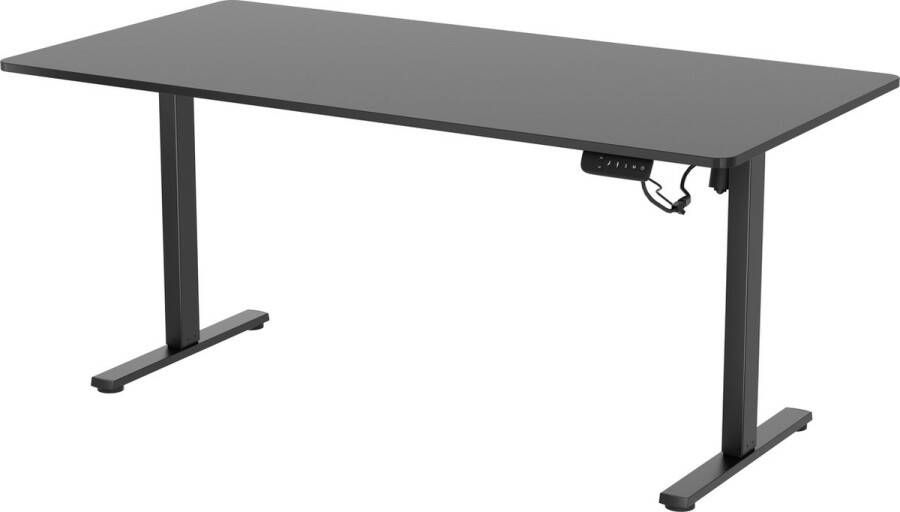 Vestland Zit-Sta Bureau Elektrisch Verstelbaar 160 x 80 CM Geheugenfunctie In Hoogte Verstelbaar Zwart