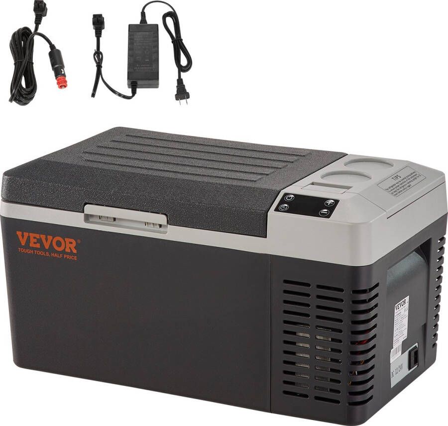 Vevor Autokoelkast-Compressor-Met vriesvak -Draagbare 20L Vriezer elektrische vriezer kleine vriezer -20 ~ 10 ℃