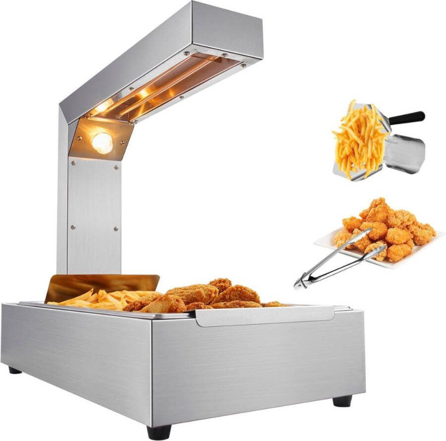 Vevor Buffetwarmer Professioneel Warmhoudplaat Chafing Dish Warmhoudplaat Elektrisch Rechaud Warmhoudbakken Buffetwarmer Electrisch